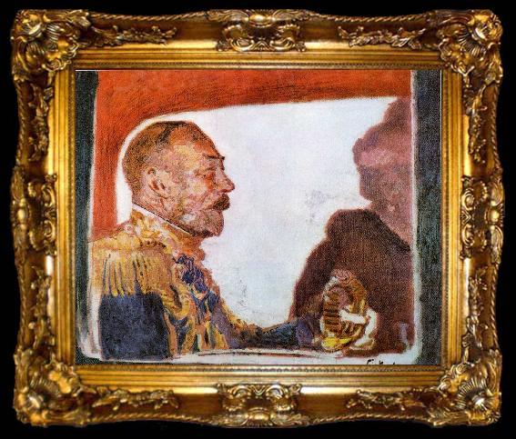 framed  Walter Sickert King George V and Queen Mary, ta009-2